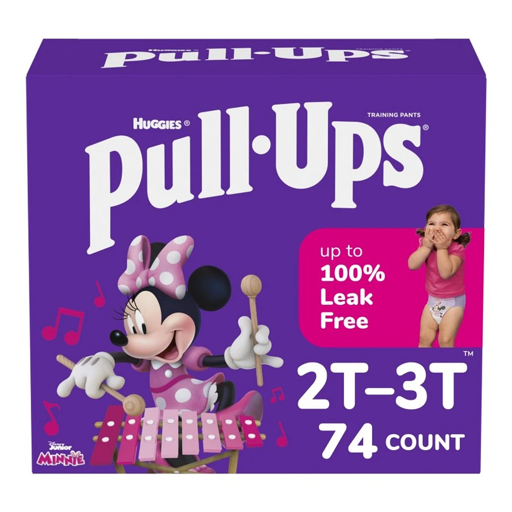 Pull-Ups Girls Potty Training Pants - 2T-3T/16-34 lbs - 74 Count