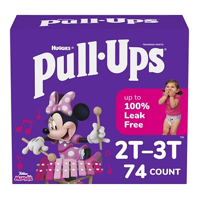 Pull-Ups Girls Potty Training Pants - 2T-3T/16-34 lbs - 74 Count