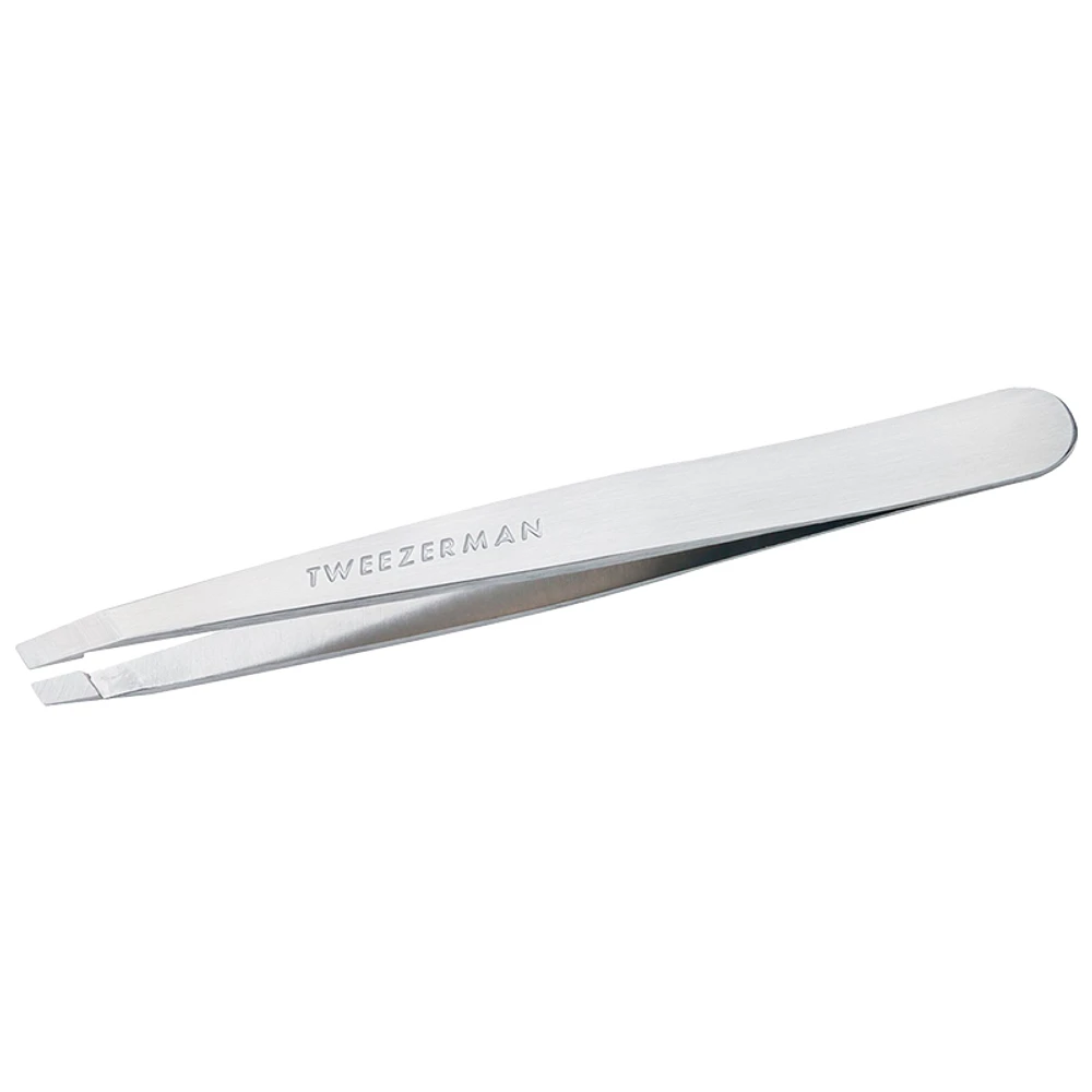 Tweezerman Slant Tweezer - Platinum Silver