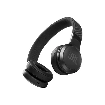 JBL Live 460NC Wireless Over-Ear Noise Cancelling Headphones - Black - JBLLIVE460NCBLKAM