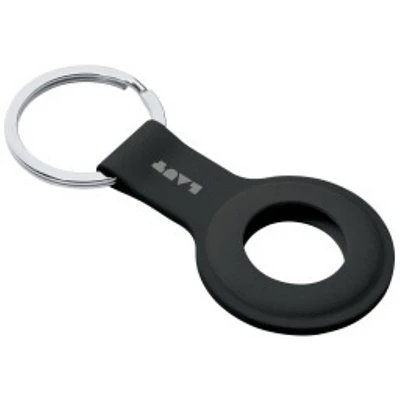 Laut Huex AirTag Holder with Key Ring - Black - LATHTBK