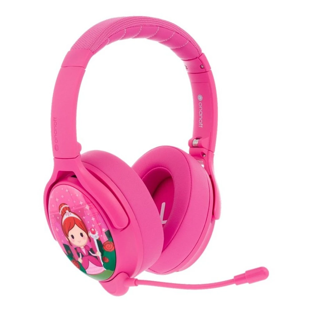 BuddyPhones Cosmos+ Kids Bluetooth Headphones - Rose Pink - BT-BP-COSMOSP-PINK