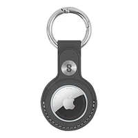 LOGiiX Leather Tag for Apple AirTag - Black