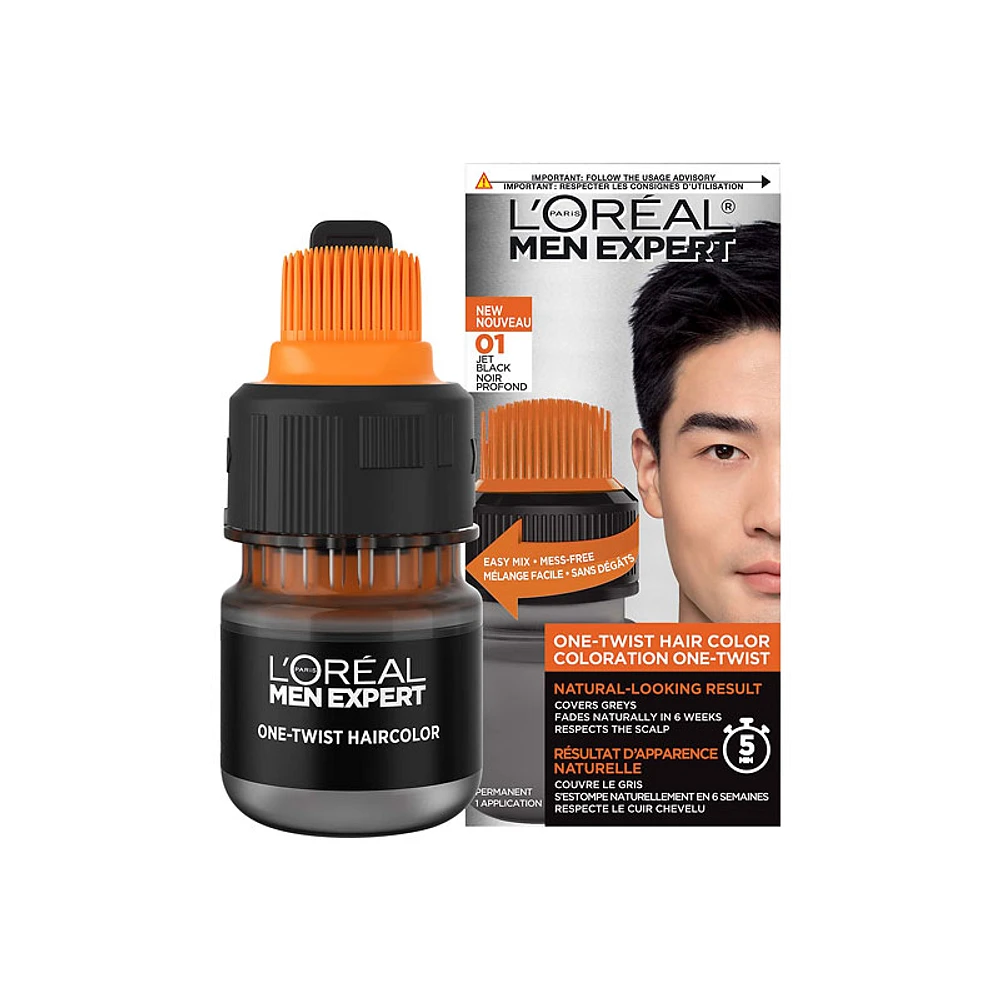 L'Oreal Men Expert One-Twist Hair Colour - Jet Black