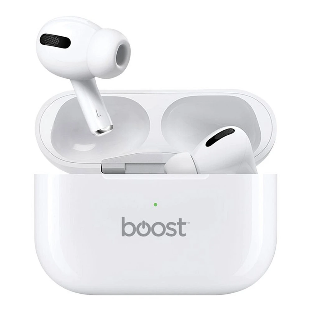 Boost Wireless Bluetooth Earbuds - White - TWSB400W