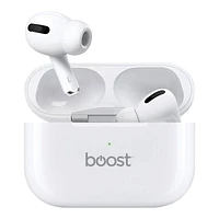 Boost Wireless Bluetooth Earbuds - White - TWSB400W