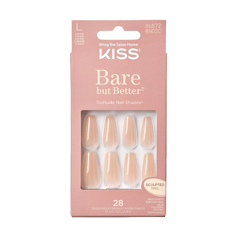 Kiss Impress Bare But Better Nails - Nude Drama