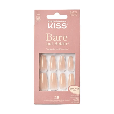 Kiss Impress Bare But Better Nails - Nude Drama