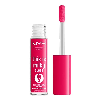 NYX Professional Makeup This Is Milky Lip Gloss - Mixed Berry Shake (09)