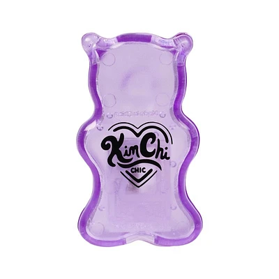 KimChi Chic Beauty Teddy Bear Pencil Sharpener - Purple