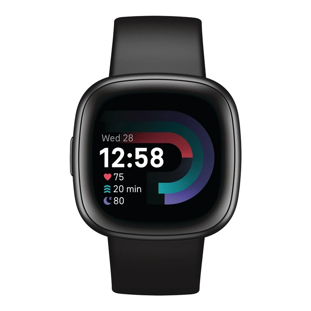 Fitbit Versa 4 Smartwatch - Black/Graphite