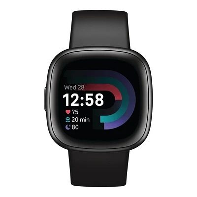 Fitbit Versa 4 Smartwatch - Black/Graphite