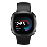 Fitbit Versa 4 Smartwatch - Black/Graphite