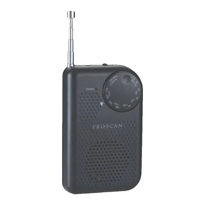 Proscan PRC100 Portable Radio - Black