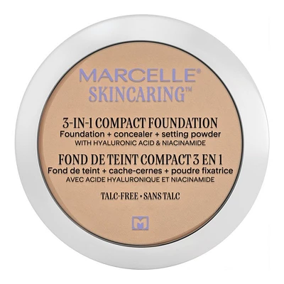 Marcelle Skincaring 3-in-1 Compact Foundation - Classic Ivory