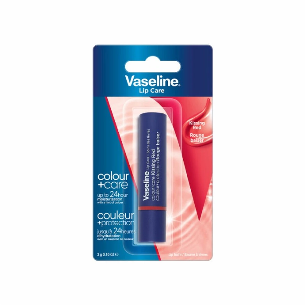 Vaseline Lip Care Colour + Care - Kissing Red - 3g