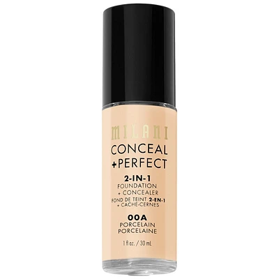 Milani Conceal + Perfect 2-in-1 Foundation and Concealer - Porcelain