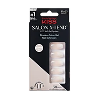 Kiss Salon X-Tend LED Soft Gel System False Sculpted Nail Kit - Nonsense - 30s