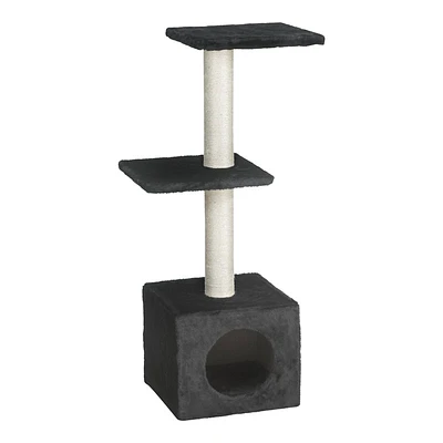 Today by London Drugs Two-Level Cat Tree - Black