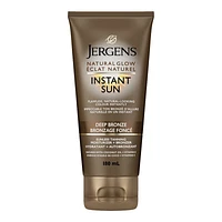 Jergens Natural Glow Instant Sun Sunless Tanning Moisturizer and Bronzer - Light Bronze - 180ml