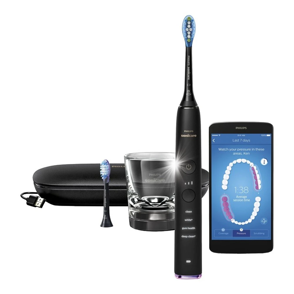 Philips Sonicare DiamondClean Smart Tooth Brush - Black - HX9902/76