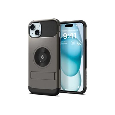 Spigen Slim Armor MagFit Case for Apple iPhone 15 - Gunmetal