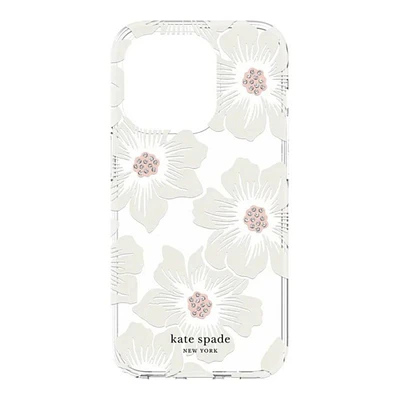 Kate Spade New York Case for Apple iPhone 15 Pro - Hollyhock Cream