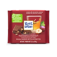 Ritter Sport - Milk Chocolate with Rum Raisins & Hazelnuts - 100g