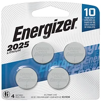 Energizer Lithium Battery - CR2025 - 4 Pack