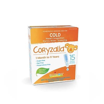 Boiron Coryzalia Cold for Kids - 15 x 1ml