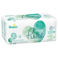 Pampers Aqua Pure Wipes - 112's