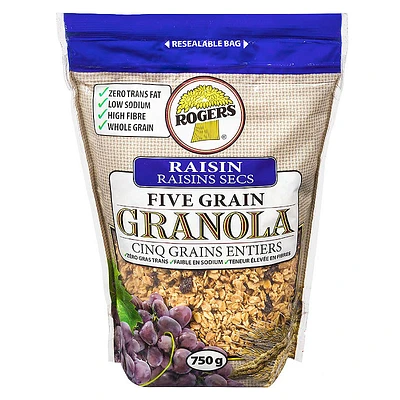 Rogers Five Grain Granola - Raisin - 750g