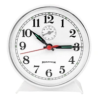 Marathon Mechanical Clock - White - CL034001WH