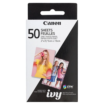 Canon ZINK 2 X 3 Photo Paper - 50 sheets - 3215C001
