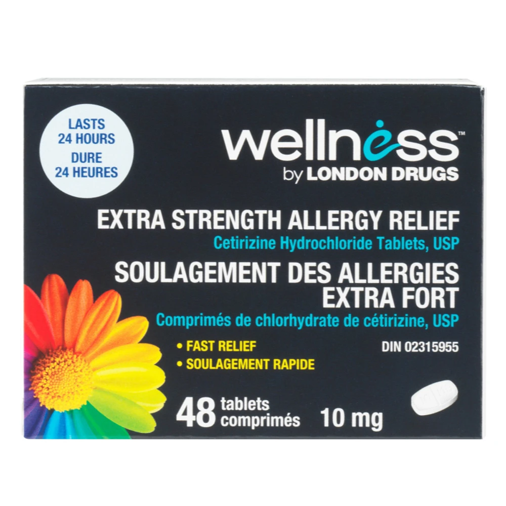 London Drugs Extra Strength Non Drowsy  Allergy Relief - 10mg - 48s