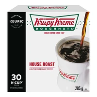 Krispy Kreme Doughnuts House Roast Coffee K-Cup Pods - Light-Medium Roast - 30s