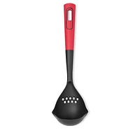 Starfrit Nylon Ladle - Integrated Skimmer - Red/Black