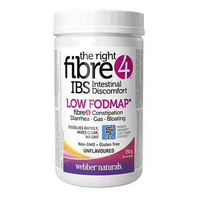 Webber Naturals The Right Fibre4 Powder - Unflavoured - 150g