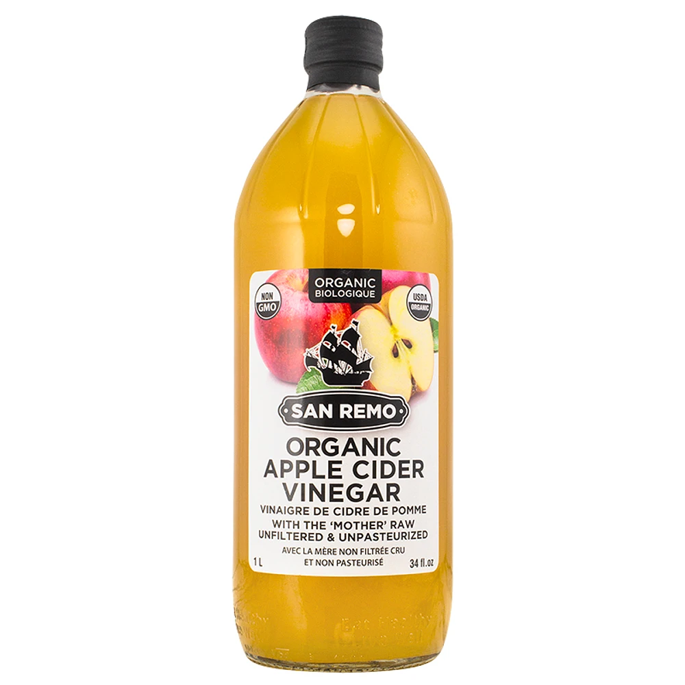 San Remo Organic Apple Cider Vinegar - 1L