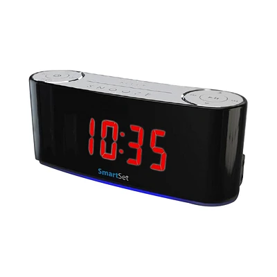 Sylvania Bluetooth Clock Radio - Black - SCR1229BT