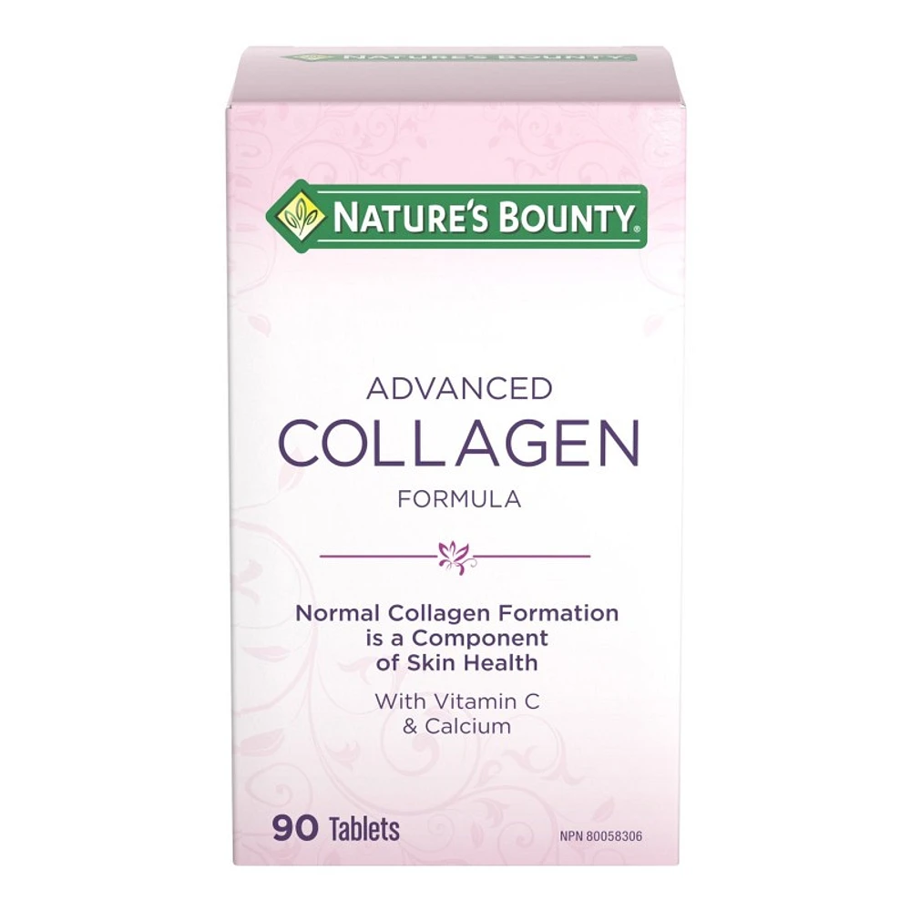 Nature's Bounty Advanced Collagen Formula Tablets - 90's