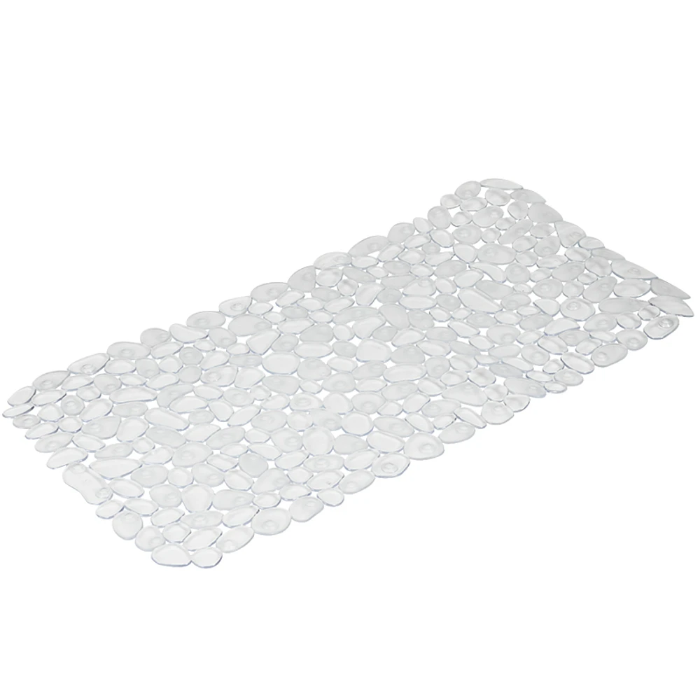 InterDesign Pebblz Bath Mat - Clear