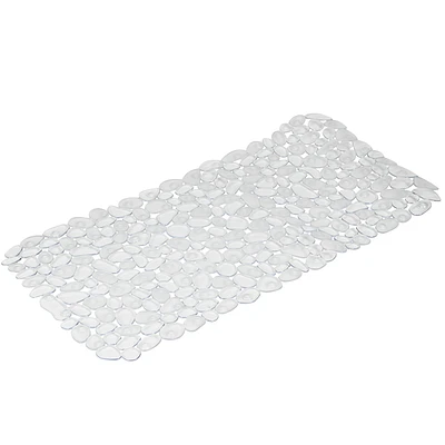 InterDesign Pebblz Bath Mat - Clear