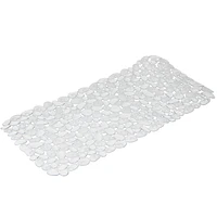 InterDesign Pebblz Bath Mat - Clear