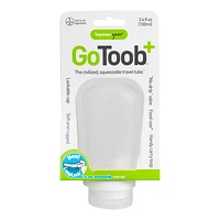 Go Toob+ Squeezable Travel Tube - Clear - 100ml