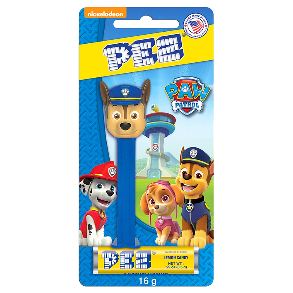 Pez Paw Patrol Dispenser - Lemon Candy - 16g