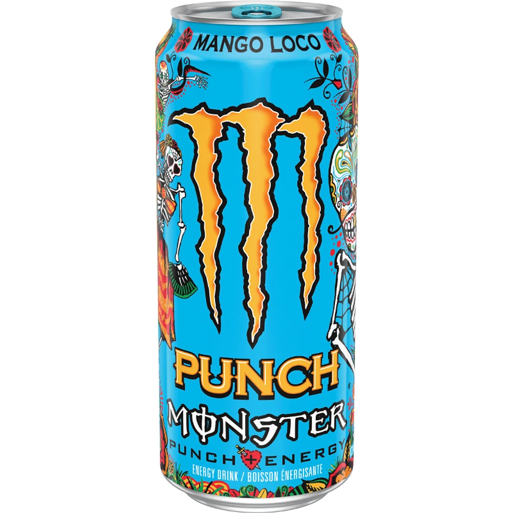 Monster Punch Energy Drink - Mango Loco - 473ml