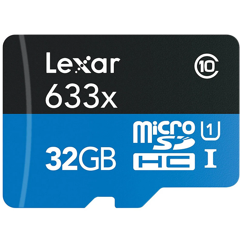 Lexar High-Performance 633x MicroSD Card - 32GB - LSDMI32GBBNL633A