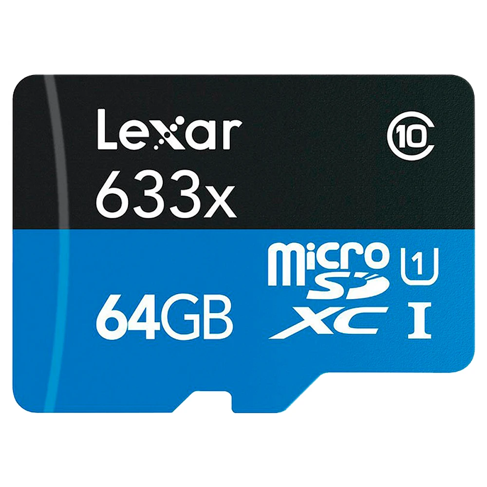 Lexar High-Performance 633x MicroSD Card - 64GB - LSDMI64GBBNL633A