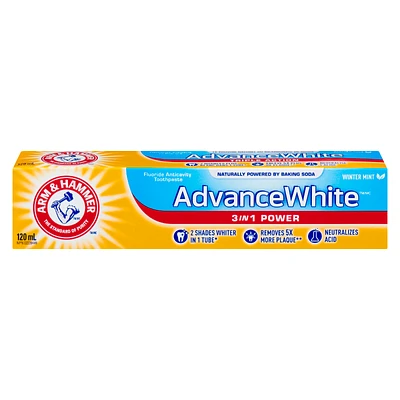 Arm & Hammer Extra Whitening Advance White 3-in-1 Power - 120ml